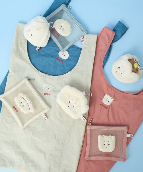 YUM YUM FRIENDS メッシュミニフラットポーチ（ポーチ）｜BIRTHDAY BAR