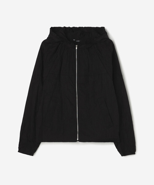 Bshop（ビショップ）の「eunoia | シアー フーディー ウィンドジャケット WOMEN（その他アウター・レディース・ブラック/グレー/イエロー・ONE）」の2枚目の写真