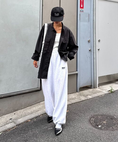 CIAOPANIC TYPY（チャオパニックティピー）の「【MOL】ドライバーズワイドシャツ長袖（シャツ/ブラウス・レディース・ネイビー/チャコールグレー/ブラック・LARGE/MEDIUM）」の4枚目の写真