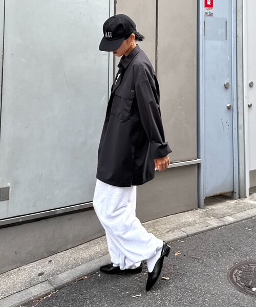 CIAOPANIC TYPY（チャオパニックティピー）の「【MOL】ドライバーズワイドシャツ長袖（シャツ/ブラウス・レディース・ネイビー/チャコールグレー/ブラック・LARGE/MEDIUM）」の12枚目の写真