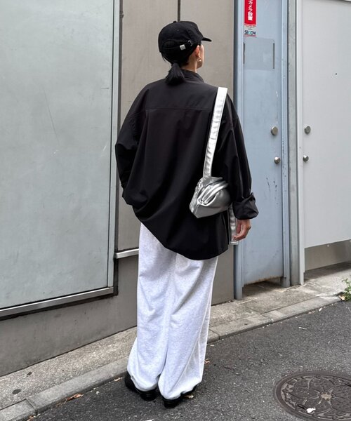 CIAOPANIC TYPY（チャオパニックティピー）の「【MOL】ドライバーズワイドシャツ長袖（シャツ/ブラウス・レディース・ネイビー/チャコールグレー/ブラック・LARGE/MEDIUM）」の13枚目の写真