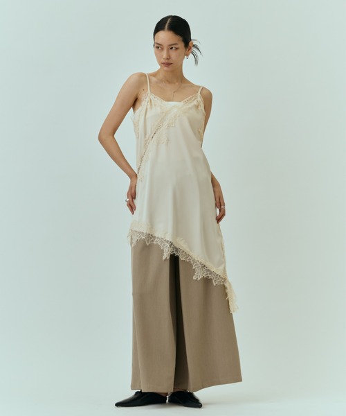 DRWCYS（ドロシーズ）の「タックワイドPT（スラックス・レディース・グレー/ブラウン/ベージュ・SMALL/MEDIUM）」の8枚目の写真