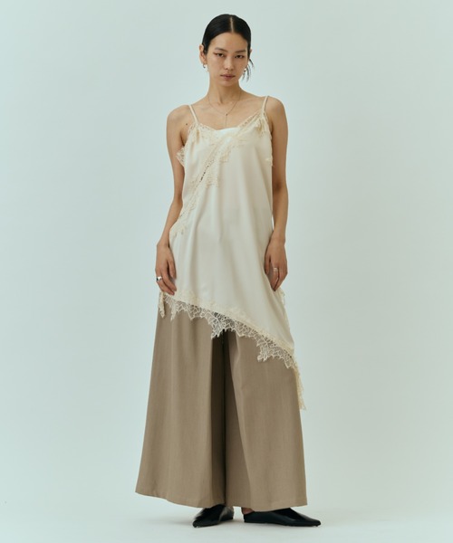 DRWCYS（ドロシーズ）の「タックワイドPT（スラックス・レディース・グレー/ブラウン/ベージュ・SMALL/MEDIUM）」の9枚目の写真