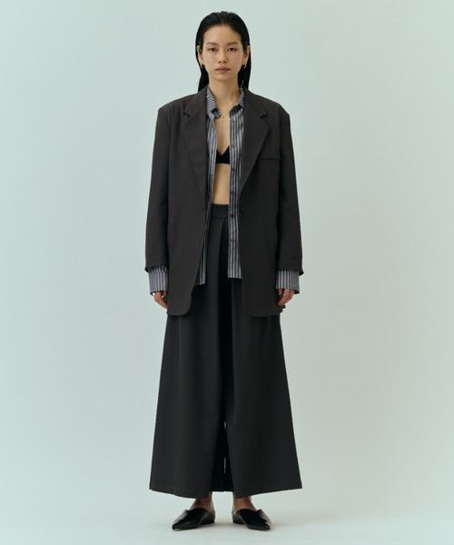 DRWCYS（ドロシーズ）の「タックワイドPT（スラックス・レディース・グレー/ブラウン/ベージュ・SMALL/MEDIUM）」の20枚目の写真