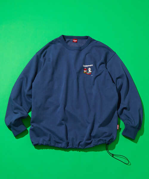 COLEMAN(コールマン)の「Coleman/コールマン Coleman×matsui×FREAK'S STORE 別注 コールマン matsui rocky camping ドローコード クルーネック スウェット(スウェット・メンズ・チャコールグレー/ライトグレー/オフホワイト/ブルー・MEDIUM/LARGE)」の19枚目の写真