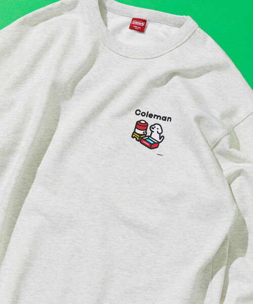 COLEMAN(コールマン)の「Coleman/コールマン Coleman×matsui×FREAK'S STORE 別注 コールマン matsui rocky camping ドローコード クルーネック スウェット(スウェット・メンズ・チャコールグレー/ライトグレー/オフホワイト/ブルー・MEDIUM/LARGE)」の13枚目の写真