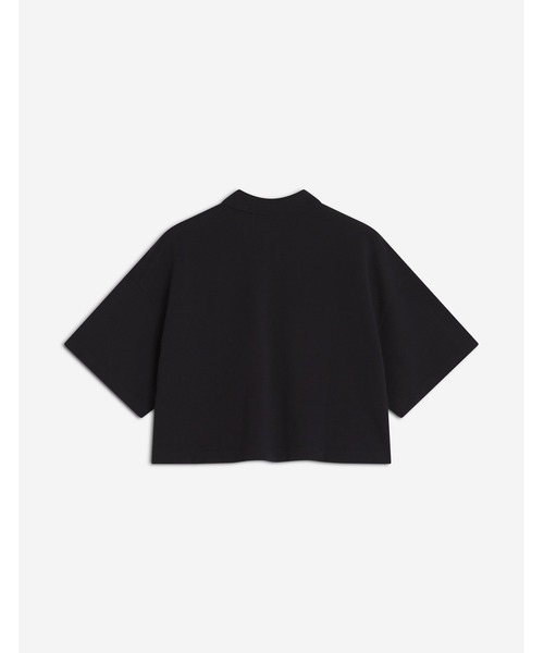 Maison Kitsune（メゾンキツネ）の「BABY FOX OVERSIZE POLO（ポロシャツ・レディース・ブラック・L/M/S）」の2枚目の写真