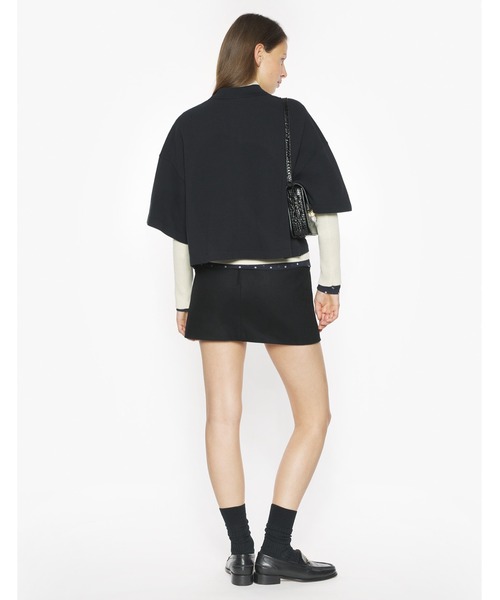 Maison Kitsune（メゾンキツネ）の「BABY FOX OVERSIZE POLO（ポロシャツ・レディース・ブラック・L/M/S）」の4枚目の写真