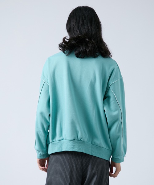 DISCUS(ディスカス)の「【DISCUS/ディスカス】裏フィラメント フリース 起毛スウェット(スウェット・メンズ・グリーン/アイボリー・MEDIUM/LARGE)」の10枚目の写真