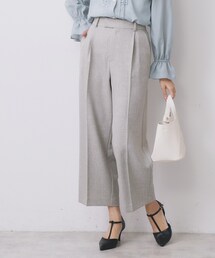 index | ワイドストレートパンツ/セットアップ対応可【洗濯機OK/イージーアイロン】(その他パンツ)