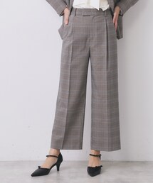 index（インデックス）の「ワイドストレートパンツ/セットアップ対応可【洗濯機OK/イージーアイロン】（その他パンツ）」