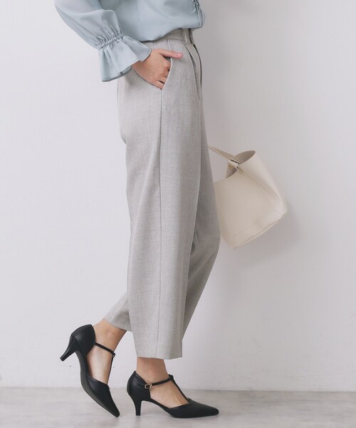 セール】ワイドストレートパンツ/セットアップ対応可【洗濯機OK