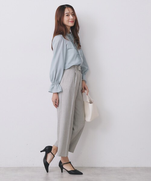 パンツ an___ セール】ワイドストレートパンツ/セットアップ対応可【洗濯機OK