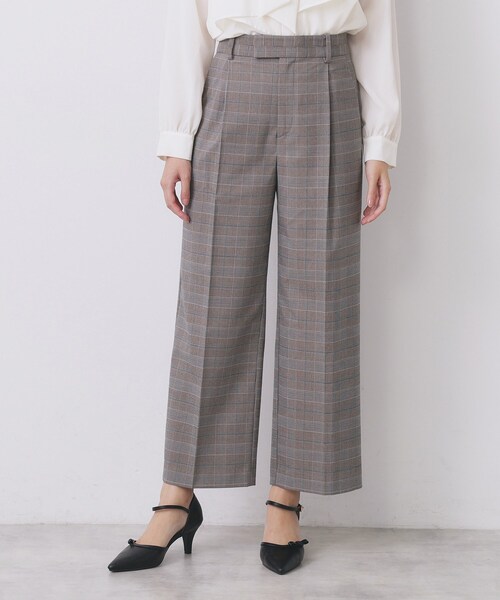 セール】ワイドストレートパンツ/セットアップ対応可【洗濯機OK