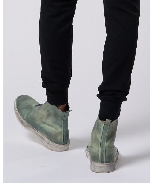 wjk（ダヴルジェイケイ）の「front zip bootie（ブーツ・メンズ・ブラック/スモーキーグリーン系・40/42/44）」の6枚目の写真