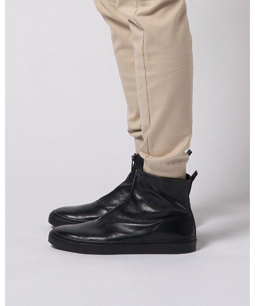 wjk（ダヴルジェイケイ）の「front zip bootie（ブーツ・メンズ・ブラック/スモーキーグリーン系・40/42/44）」の9枚目の写真