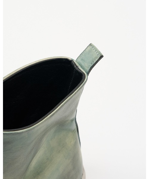 wjk（ダヴルジェイケイ）の「front zip bootie（ブーツ・メンズ・ブラック/スモーキーグリーン系・40/42/44）」の15枚目の写真