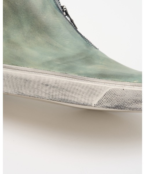 wjk（ダヴルジェイケイ）の「front zip bootie（ブーツ・メンズ・ブラック/スモーキーグリーン系・40/42/44）」の18枚目の写真