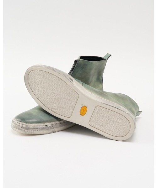 wjk（ダヴルジェイケイ）の「front zip bootie（ブーツ・メンズ・ブラック/スモーキーグリーン系・40/42/44）」の19枚目の写真