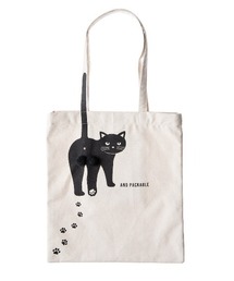 AND PACKABLE（アンドパッカブル）の「AND PACKABLE ニャンタマ トートバッグ（トートバッグ）」