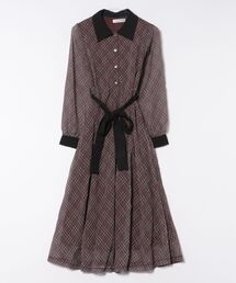 ももリズリサ・セシルマクビー・イング・マーキュリーデュオ等レディース服 MERCURYDUO（マーキュリーデュオ）の「レーススイッチングドレス