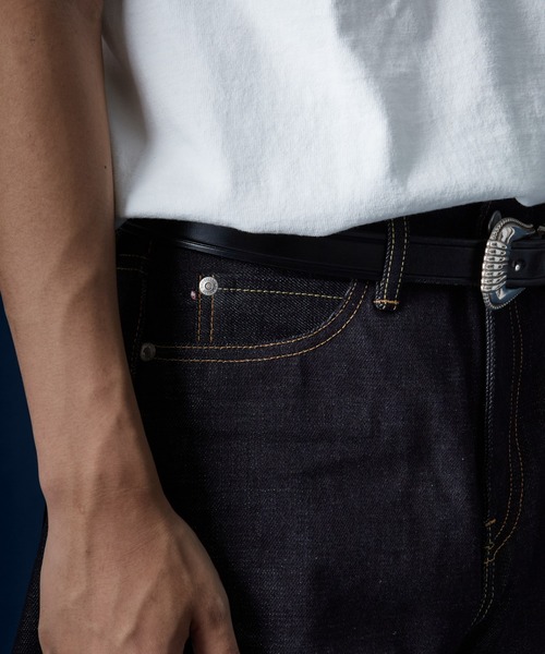 JEANS FACTORY （ジーンズファクトリー）の「[MOMOTARO JEANS/モモタロウ ジーンズ] 400 STANDARD WIDE 14.7OZ ZIPPER リジットデニムパンツ（デニムパンツ・メンズ・ノンウォッシュ・28/30/34/32）」の3枚目の写真