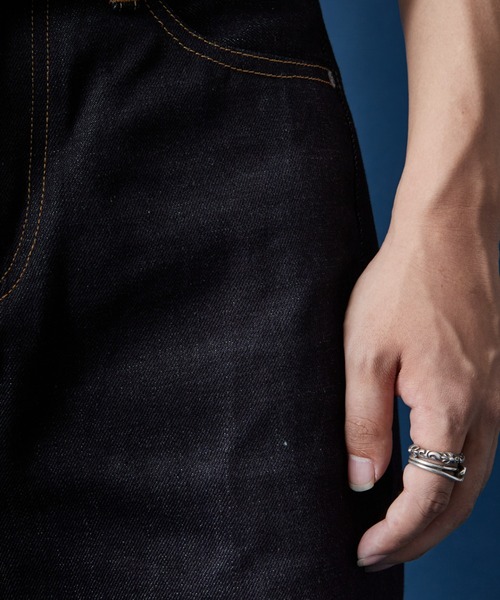 JEANS FACTORY （ジーンズファクトリー）の「[MOMOTARO JEANS/モモタロウ ジーンズ] 400 STANDARD WIDE 14.7OZ ZIPPER リジットデニムパンツ（デニムパンツ・メンズ・ノンウォッシュ・28/30/34/32）」の7枚目の写真