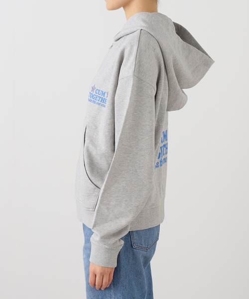 Carne Bollente(カルネボレンテ)の「Carne Bollente / カルネボレンテ Cum-munity Values(パーカー・レディース・グレー・SMALL)」の6枚目の写真