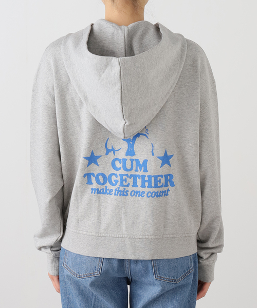 Carne Bollente(カルネボレンテ)の「Carne Bollente / カルネボレンテ Cum-munity Values(パーカー・レディース・グレー・SMALL)」の7枚目の写真