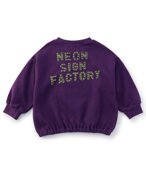 F.O.KIDS（エフオーキッズ）の「【ジュニア対応】NEON　ART　トレーナー（スウェット・キッズ・パープル/ライム/ブラック・110/100/90/80/140/130/120）」の6枚目の写真