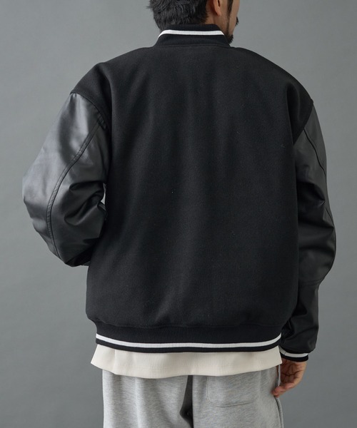 COLONY 2139 スタジャン ブラック セール】ジャージメルトンスタジャン（スタジャン）｜COLONY 2139