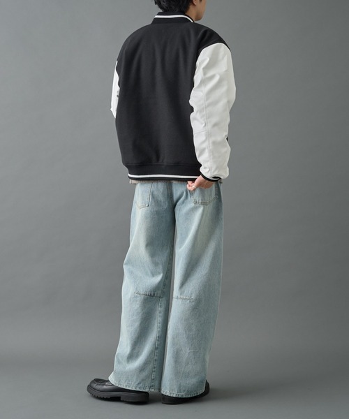 COLONY 2139(コロニートゥーワンスリーナイン)の「ジャージメルトンスタジャン(スタジャン・メンズ・ブラック系その他/ブラック・LARGE/MEDIUM)」の13枚目の写真