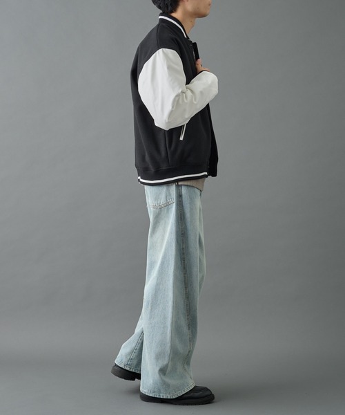 COLONY 2139(コロニートゥーワンスリーナイン)の「ジャージメルトンスタジャン(スタジャン・メンズ・ブラック系その他/ブラック・LARGE/MEDIUM)」の14枚目の写真