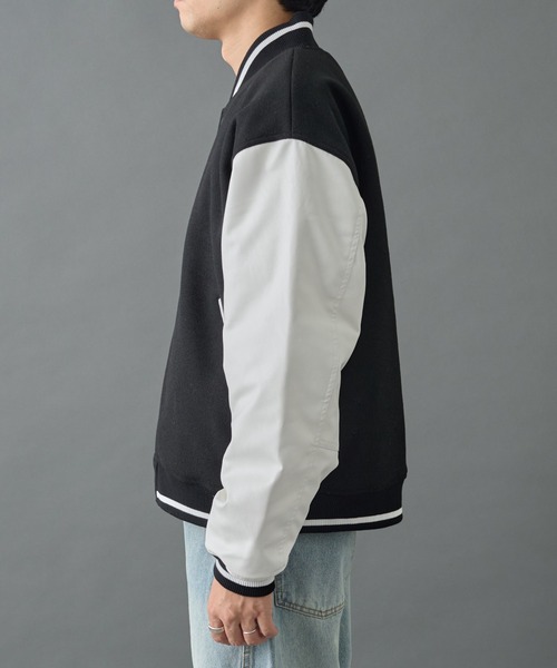COLONY 2139(コロニートゥーワンスリーナイン)の「ジャージメルトンスタジャン(スタジャン・メンズ・ブラック系その他/ブラック・LARGE/MEDIUM)」の20枚目の写真
