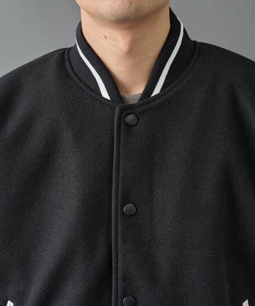 COLONY 2139(コロニートゥーワンスリーナイン)の「ジャージメルトンスタジャン(スタジャン・メンズ・ブラック系その他/ブラック・LARGE/MEDIUM)」の22枚目の写真