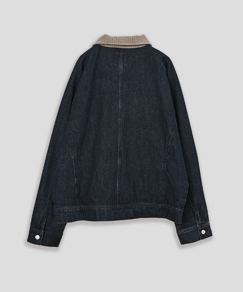 Kelen(ケレン)の「mj11183- WALDO DOLMAN SLEEVE DENIM デニムジャケット(KLM26HJK1120)(デニムジャケット・メンズ・インディゴブルー/ワンウォッシュ・38/40/42)」の19枚目の写真
