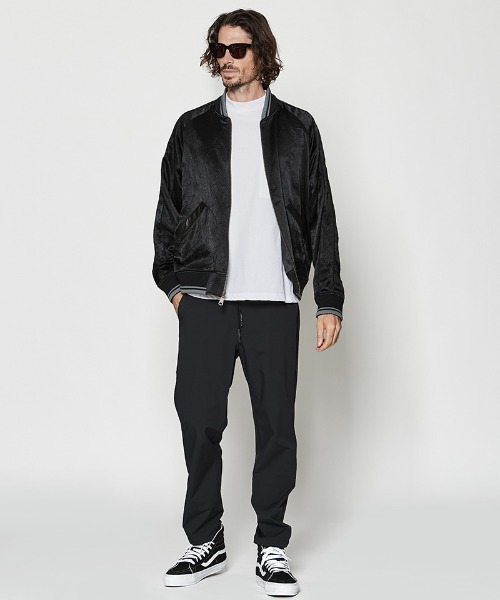 ACANTHUS(アカンサス)の「mj11190- Souvenir Jacket スーヴェニアジャケット(JK2603)(スカジャン・メンズ・ブラック・S/M/L/XL)」の2枚目の写真