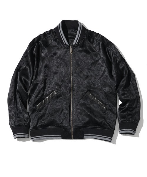 ACANTHUS(アカンサス)の「mj11190- Souvenir Jacket スーヴェニアジャケット(JK2603)(スカジャン・メンズ・ブラック・S/M/L/XL)」の7枚目の写真