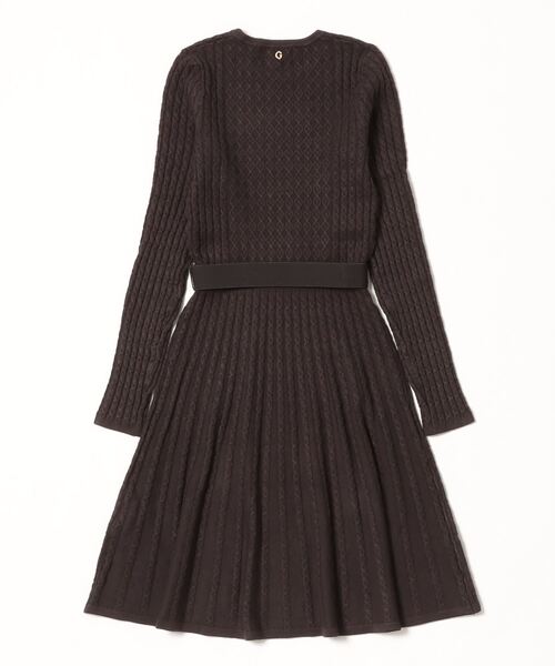 Guess（ゲス）の「Long Sleeves Crew Neck Cable Belted Hana Dress ワンピース  （ワンピース・レディース・ブラウン・SMALL/X-SMALL/MEDIUM/LARGE）」の13枚目の写真