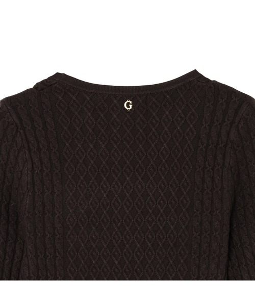 Guess（ゲス）の「Long Sleeves Crew Neck Cable Belted Hana Dress ワンピース  （ワンピース・レディース・ブラウン・SMALL/X-SMALL/MEDIUM/LARGE）」の8枚目の写真