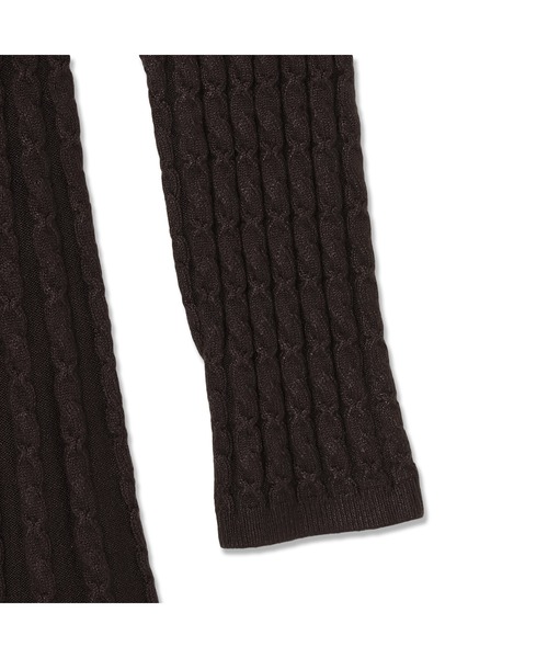 Guess（ゲス）の「Long Sleeves Crew Neck Cable Belted Hana Dress ワンピース  （ワンピース・レディース・ブラウン・SMALL/X-SMALL/MEDIUM/LARGE）」の10枚目の写真