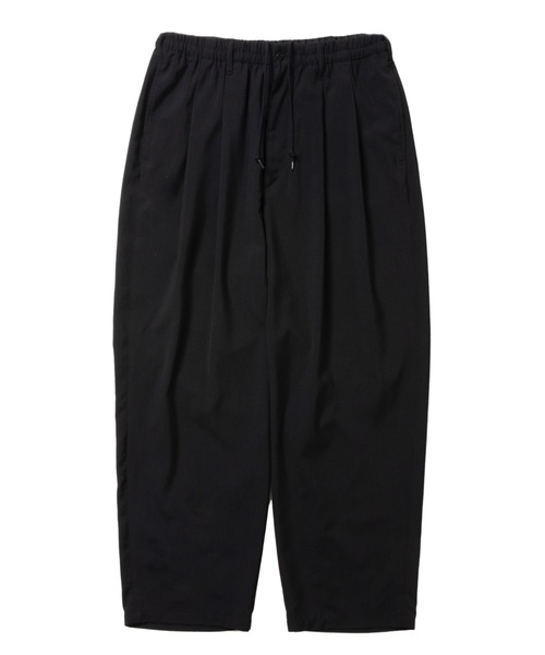 パンツ COOTIE PRODUCTIONS T/W 2 Tuck Easy Pants T/W Gabardine 2 Tuck Easy Pants【BLACK】｜COOTIE PRODUCTIONS