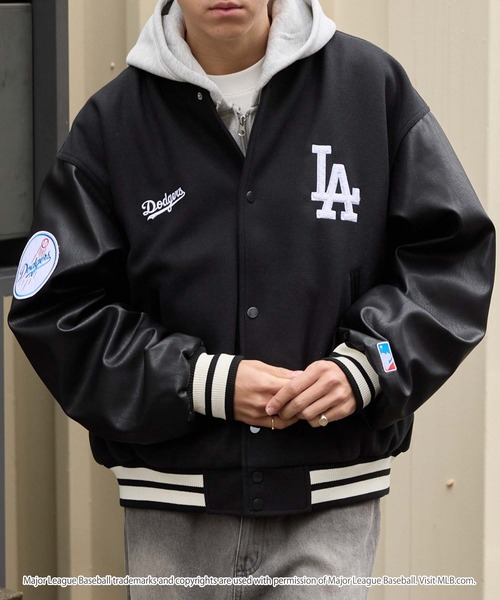 MLB/メジャーリーグベースボール 別注 ワッペン刺繍 配色ライン