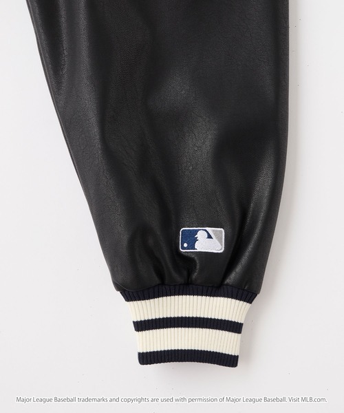 MLB/メジャーリーグベースボール 別注 ワッペン刺繍 配色ライン