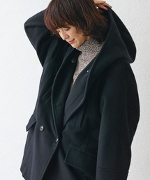 RIVE DROITE | 【顔周り華やか】ビーバーフーディコート(その他アウター)