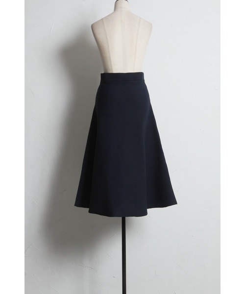 tocco closet(トッコ クローゼット)の「【ZOZO限定】立体フラワー装飾ニットフレアスカート(スカート・レディース・ネイビー/ブラック・M)」の20枚目の写真