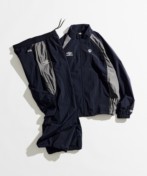 WETTEMPT（ウィテンプト）の「UMBRO RAGLAN NYLON JACKET / アンブロラグランナイロンジャケット（ナイロンジャケット・メンズ・ブラック/ネイビー・MEDIUM/LARGE）」の7枚目の写真
