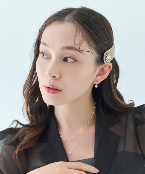 Phoebe(フィービィー)の「グリームスウィングピアス(ピアス(両耳用)・レディース・ホワイト・FREE)」の5枚目の写真