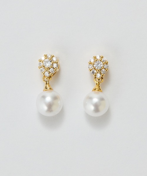 Phoebe(フィービィー)の「グリームスウィングピアス(ピアス(両耳用)・レディース・ホワイト・FREE)」の8枚目の写真