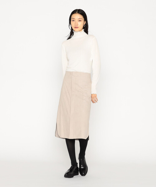 Gabardine K.T(ギャバジンケーティー)の「シアーテレコ スキントップス(Tシャツ/カットソー・レディース・オフホワイト/グレー/ブラック・9号)」の19枚目の写真